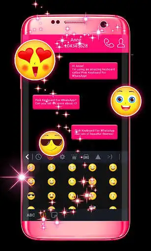 Play Pink Keyboard For WhatsApp as an online game Pink Keyboard For WhatsApp with UptoPlay