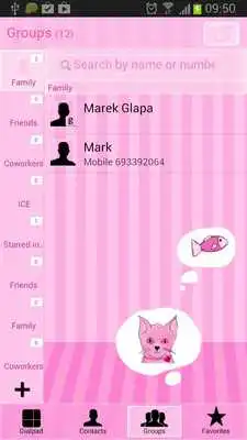 Play Pink Kitties for GO Contacts