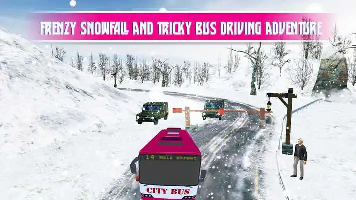 Play Pink Lady Snow Bus City Driver 3D