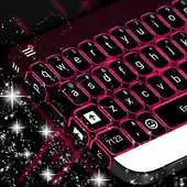 Free play online Pink Laser Keyboard Theme APK