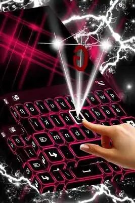 Play Pink Laser Keyboard Theme Play Pink Laser Keyboard Theme