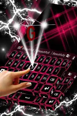 Play Pink Laser Keyboard Theme Play Pink Laser Keyboard Theme