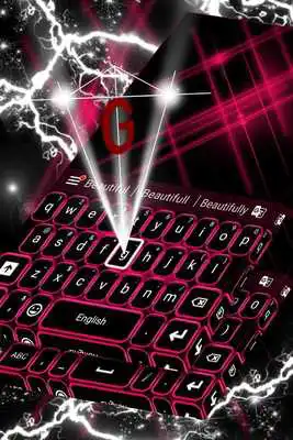 Play Pink Laser Keyboard Theme Play Pink Laser Keyboard Theme