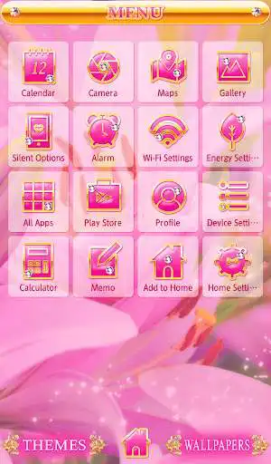 Play Pink Lilies Theme as an online game Pink Lilies Theme with UptoPlay