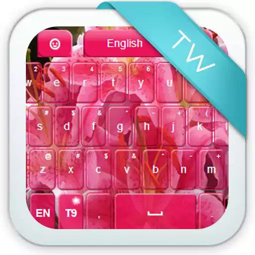Free play online Pink Lily Keyboard  APK