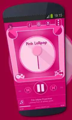 Play Pink lollipop Poweramp Skin Play Pink lollipop Poweramp Skin