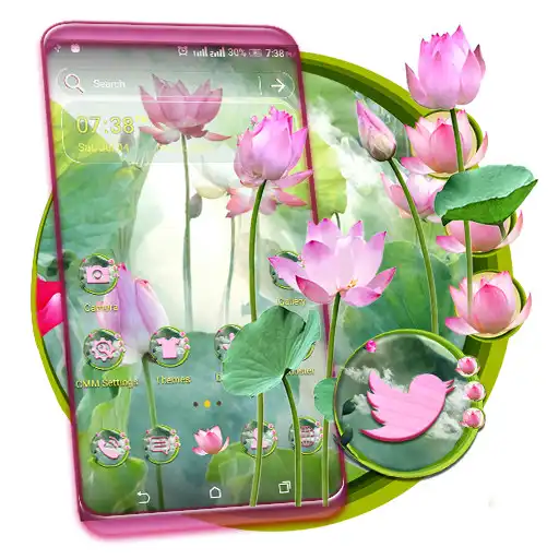 Play Pink Lotus Launcher Theme APK Play Pink Lotus Launcher Theme APK