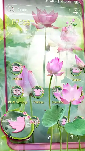 Play Pink Lotus Launcher Theme  and enjoy Pink Lotus Launcher Theme with UptoPlay