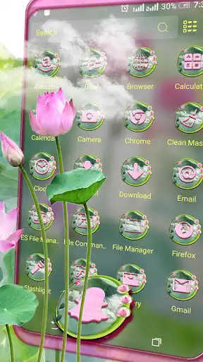 Play Pink Lotus Launcher Theme as an online game Pink Lotus Launcher Theme with UptoPlay