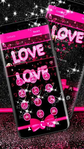 Play APK Pink Love Bow Theme  and enjoy Pink Love Bow Theme with UptoPlay com.launcher.theme.t211803942
