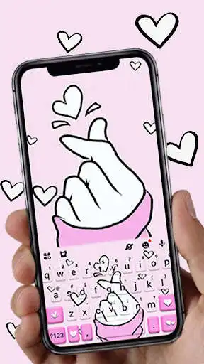 Play Pink Love Heart Keyboard Theme  and enjoy Pink Love Heart Keyboard Theme with UptoPlay