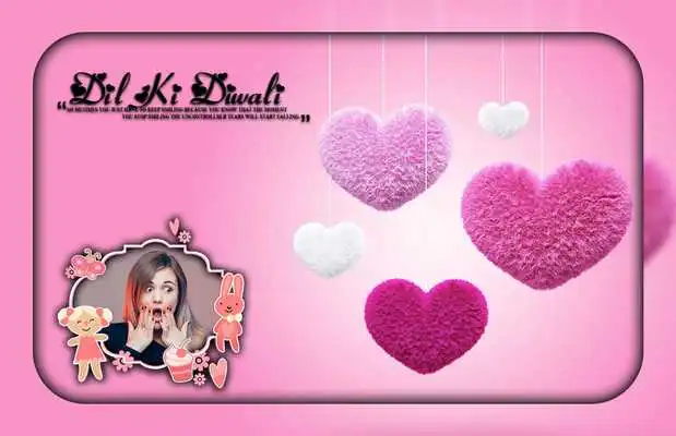 Play Pink Love Heart Photo Editor
