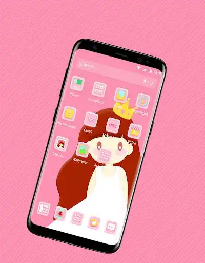 Play Pink lovely girl themes  and enjoy Pink lovely girl themes with UptoPlay