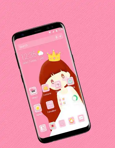 Play Pink lovely girl themes as an online game Pink lovely girl themes with UptoPlay