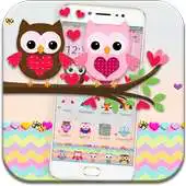 Free play online Pink Lovely Owl Cartoon Theme APK Free play online Pink Lovely Owl Cartoon Theme APK