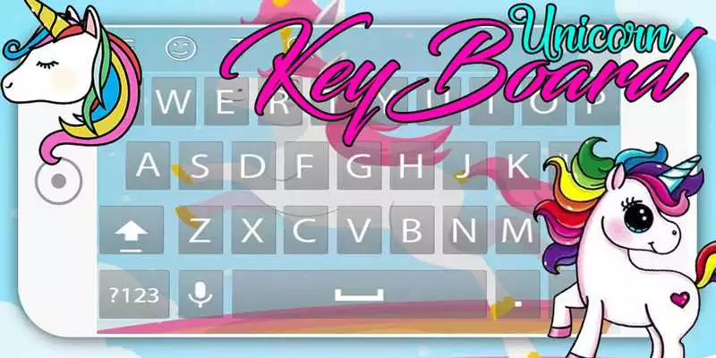 Play Pink Magical Unicorn Keyboard Theme