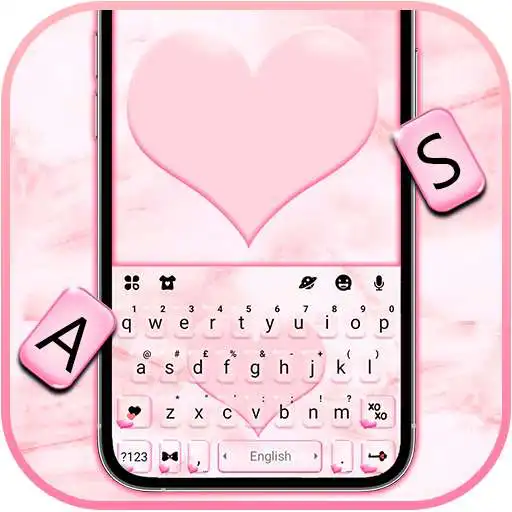 Play Pink Marble Heart Keyboard Theme APK Play Pink Marble Heart Keyboard Theme APK