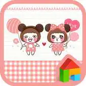 Free play online pink miki mini dodol theme APK