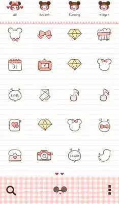 Play pink miki mini dodol theme