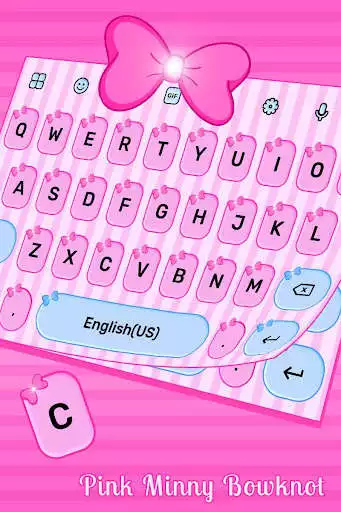 Play Pink Minny Bowknot Keyboard as an online game Pink Minny Bowknot Keyboard with UptoPlay