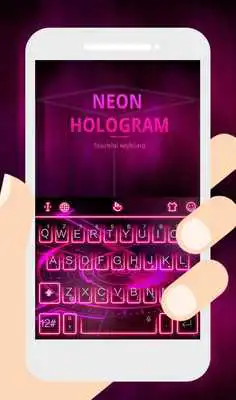 Play Pink Neon Hologram Keyboard Theme For TouchPal Play Pink Neon Hologram Keyboard Theme For TouchPal
