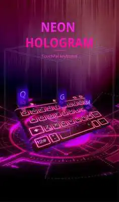 Play Pink Neon Hologram Keyboard Theme For TouchPal Play Pink Neon Hologram Keyboard Theme For TouchPal