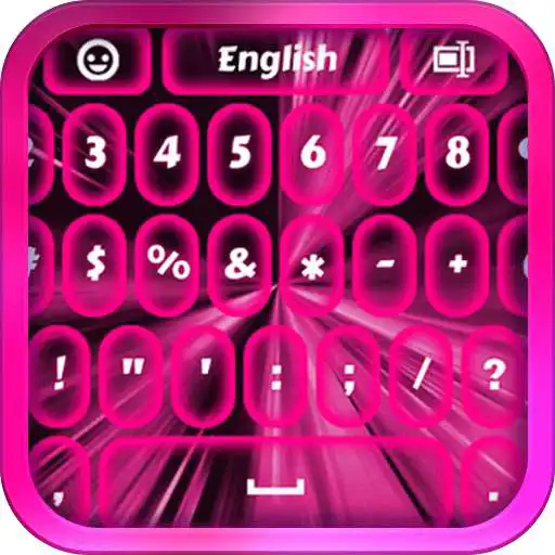Free play online Pink neon keyboard APK