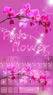 Play Pink orchid Keyboard Theme Play Pink orchid Keyboard Theme