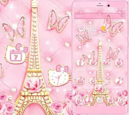 Play Pink Paris Diamond Kitty Theme