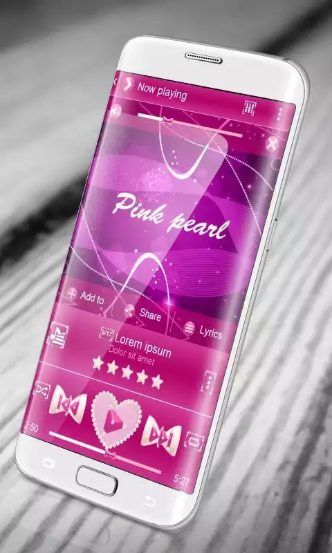 Play Pink pearl PlayerPro Skin