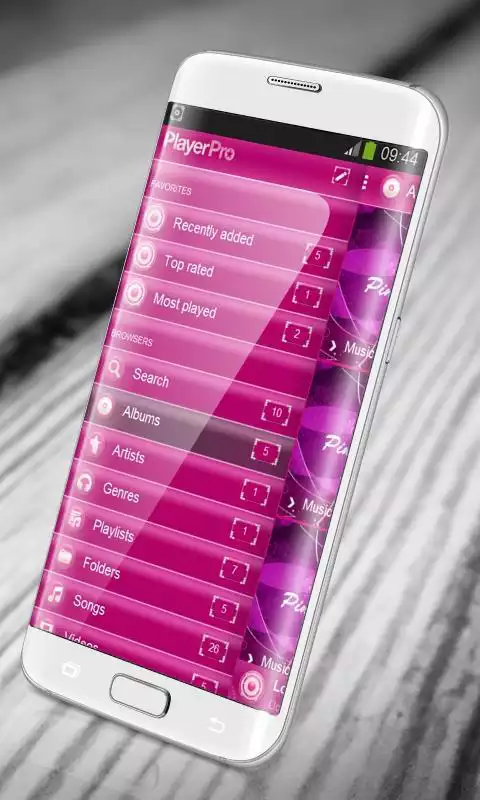 Play Pink pearl PlayerPro Skin