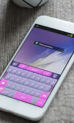 Play Pink peonies Keyboard Skin