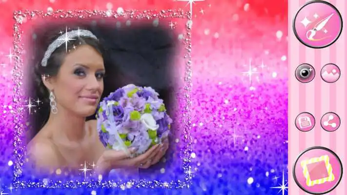 Play Pink Photo Frames Editor