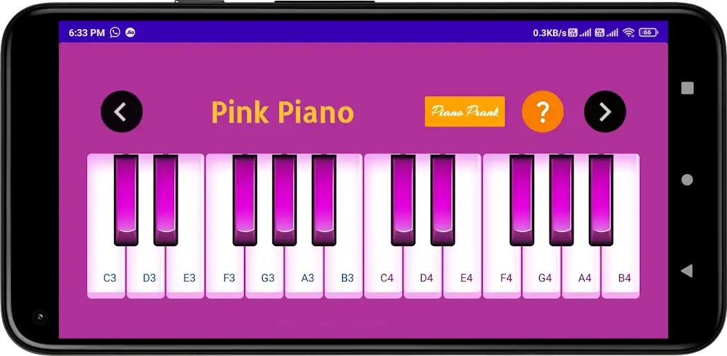 Play Pink Piano - Play and fun  and enjoy Pink Piano - Play and fun with UptoPlay