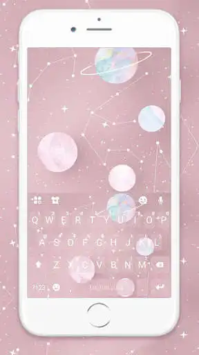Play Pink Planets Keyboard Theme  and enjoy Pink Planets Keyboard Theme with UptoPlay