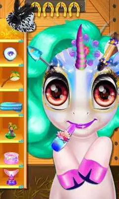 Play Pink Pony Jungle Painting