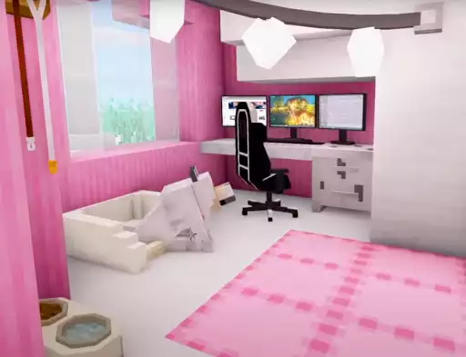 Play Pink Princess House Mod as an online game Pink Princess House Mod with UptoPlay