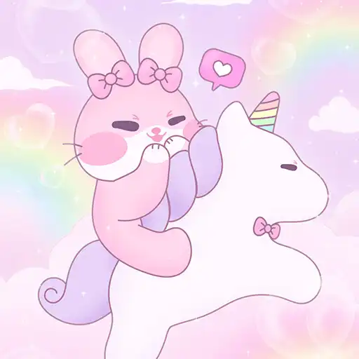 Play pink rabbit and unicorn theme APK Play pink rabbit and unicorn theme APK