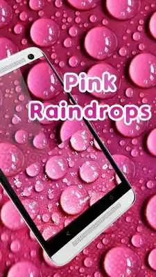 Play Pink Raindrops Emoji Keyboard