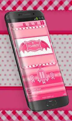 Play Pink ribbon Poweramp Skin