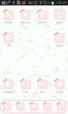 Play Pink Romance go launcher