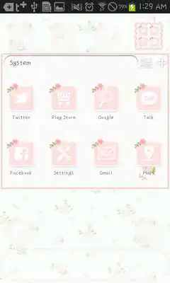 Play Pink Romance go launcher