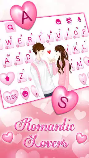 Play Pink Romantic Love Keyboard Background as an online game Pink Romantic Love Keyboard Background with UptoPlay