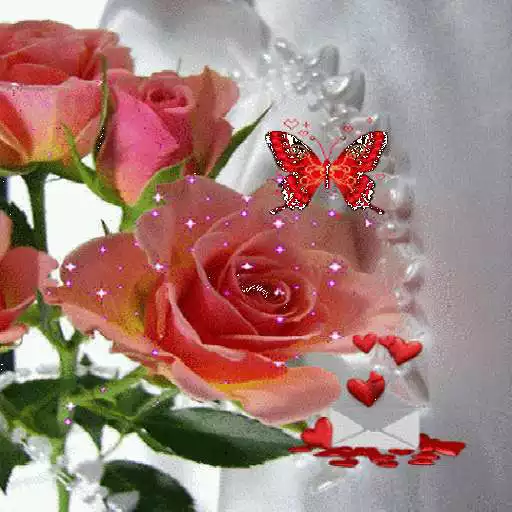 Free play online Pink Rose Butterfly LWP APK Free play online Pink Rose Butterfly LWP APK