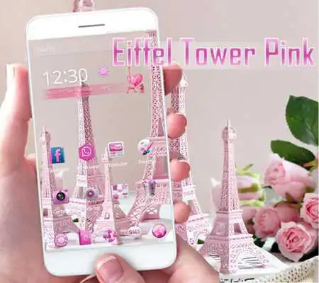 Play Pink Rose Eiffel Tower Theme