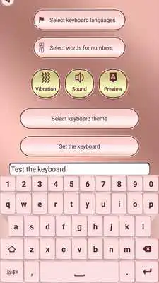 Play Pink Rose Gold Custom Keyboard Play Pink Rose Gold Custom Keyboard