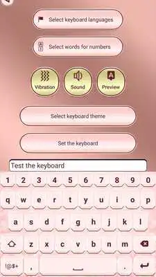 Play Pink Rose Gold Custom Keyboard Play Pink Rose Gold Custom Keyboard