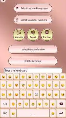 Play Pink Rose Gold Custom Keyboard Play Pink Rose Gold Custom Keyboard