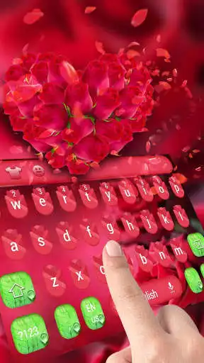 Play APK Pink Rose Petal Flying Keyboard  and enjoy Pink Rose Petal Flying Keyboard with UptoPlay keyboard.theme.k820003925