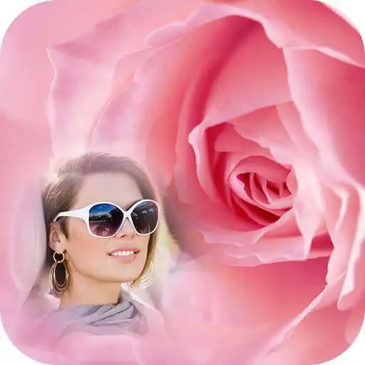 Free play online Pink Rose Photo Frame APK
